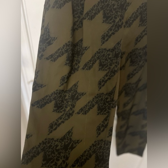 All Saints Aleida Houndstooth Toni Tapered Trousers Sz 10 - Picture 7 of 8